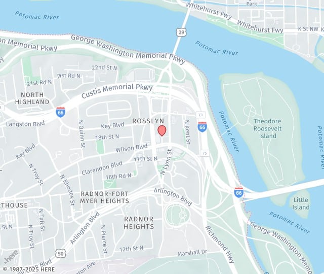 Location Map: 1700 N Moore St Arlington, VA 22209